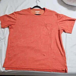 Duluth Trading Men's XL Fiesta Orange Armachillo Relaxed Fit Pocket Crew T-Shirt
